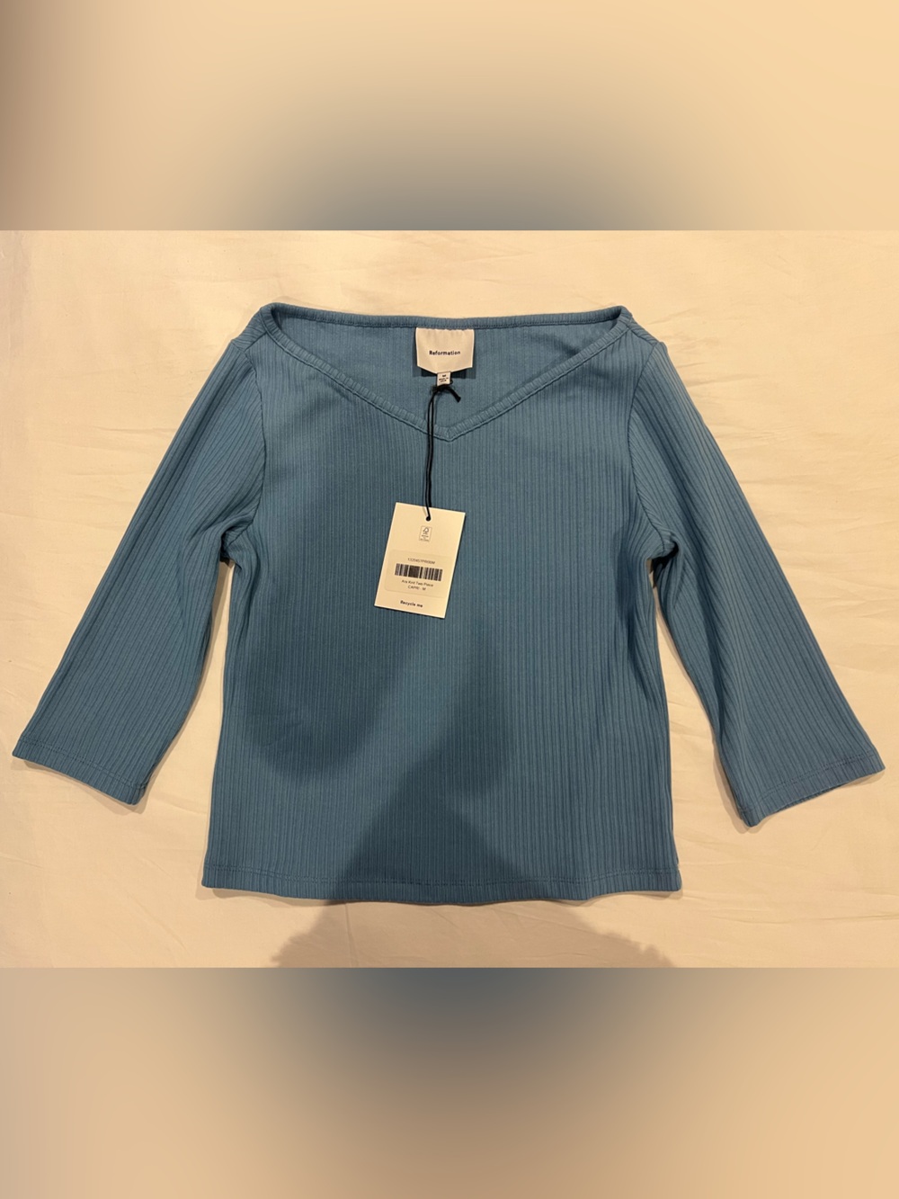 Reformation Ara Knit Two Piece Blue - Size M - Picture 2 of 3